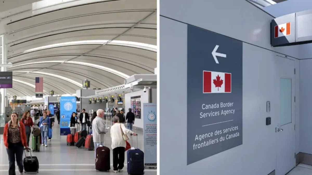 international students enter Canada first time